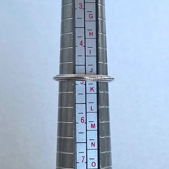 Sterling Silver 925 Bezel Set Marquise Amethyst Solitaire Ring Sz 5 - Picture 9 of 16